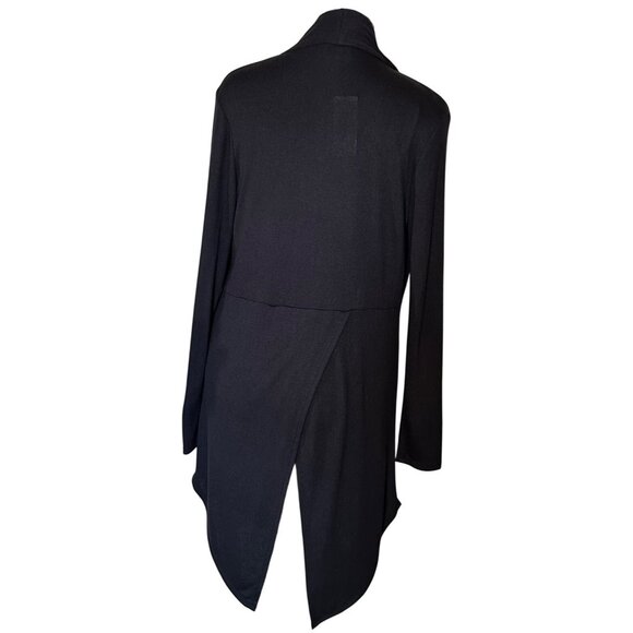 Women's a.n.a. A New Approach Open Black Knit Top Rayon Blend Size XS (NWT) - Picture 2 of 16